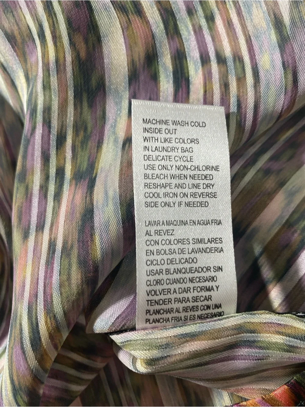 NEW Plus Sz 2X Democracy Floral Print V-Neck Long Smock Cuff Sleeve Blouse $84 - Picture 6 of 13